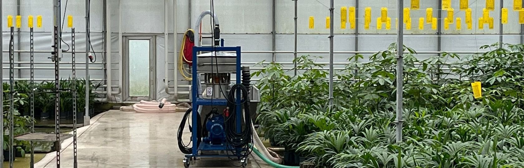Gezuiverd water wordt teruggepompt